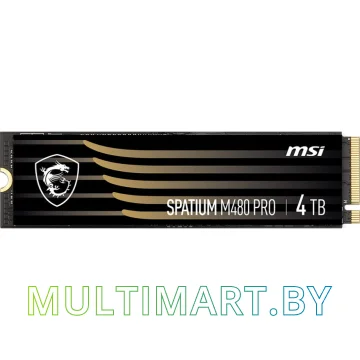 SSD диск MSI Spatium M480 Pro 4TB (S78-440R050-P83)